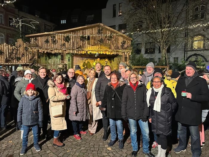 Besuch Eröffnung des Andernacher Weihnachtsdorfs